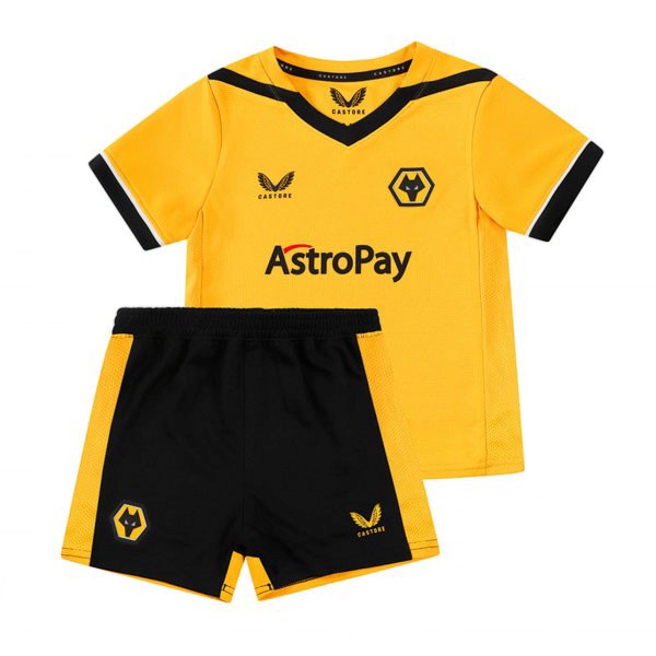 Camiseta Wolves 1ª Niño 2022 2023